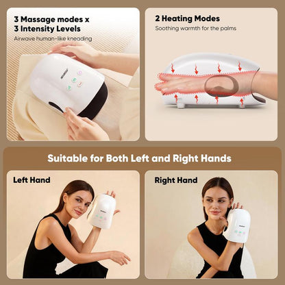 CoziHands™ Heated Hand Massager – Warm, Gentle & Cordless | The Perfect Christmas Gift for Mom 🎄